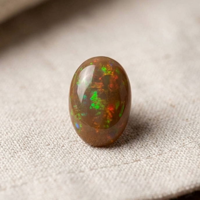 BROWN WATER FIRE OPAL